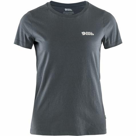 Fjallraven Tilbud T-Shirt Dame Torneträsk Mørkeblå GRFY02973